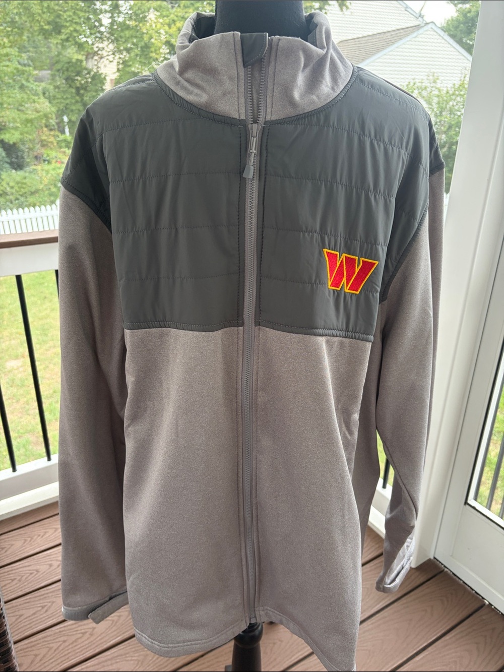 Dunbrooke Gray Performance Full-Zip  Washington Commanders Jacket